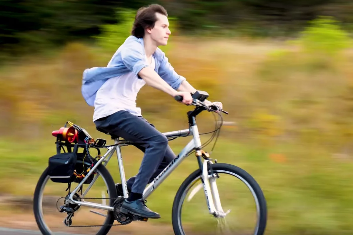 bicicleta eléctrica casera
