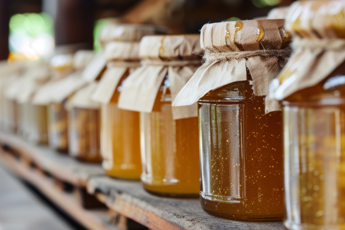 La miel auténtica es el resultado del trabajo de las abejas, que la producen a partir del néctar de las flores o del rocío.