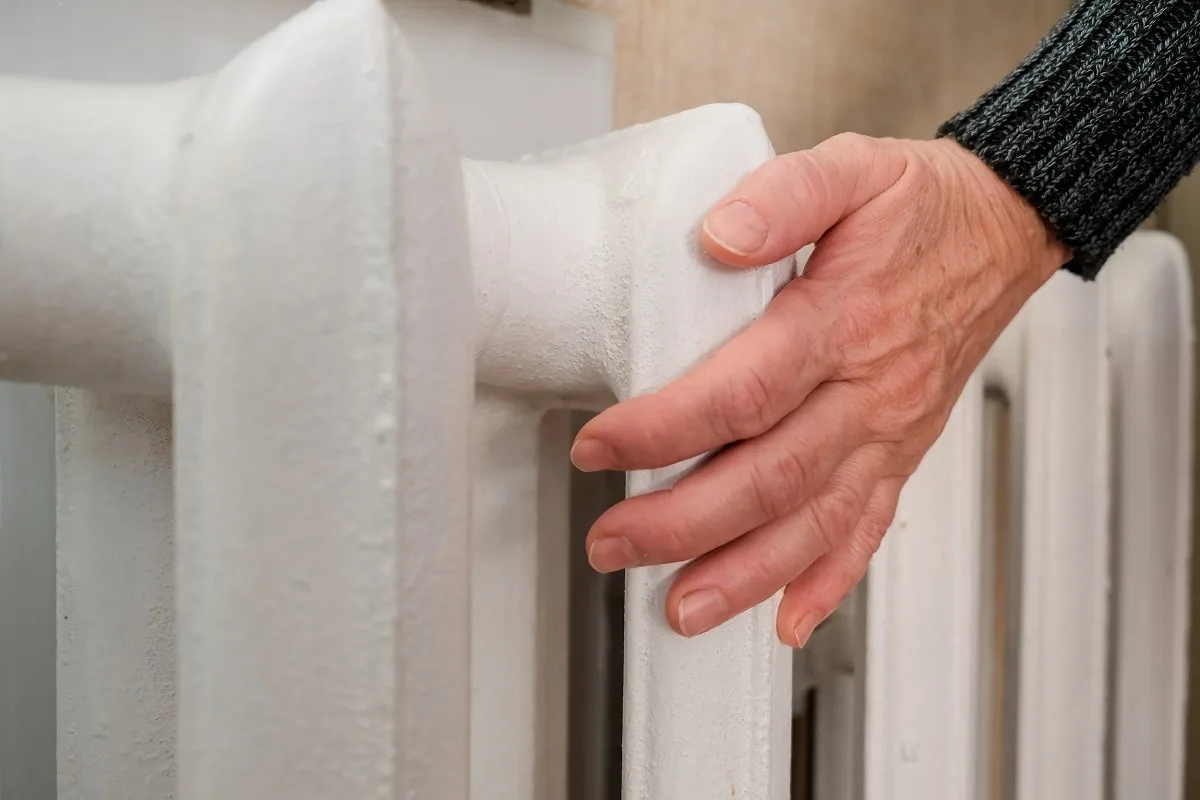 calefacción ajustada correctamente