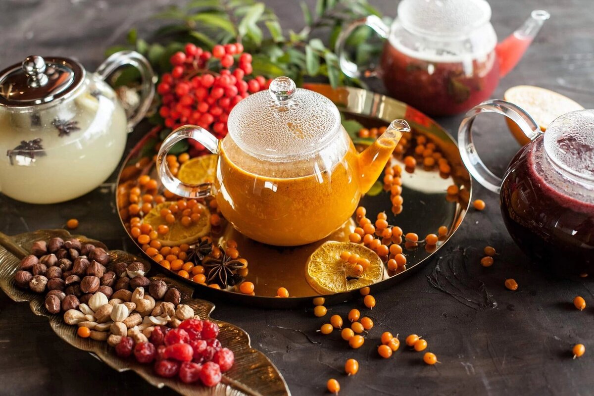 diferentes tipos de té de invierno