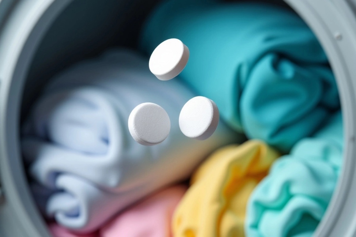 Echa unas cuantas pastillas en el tambor