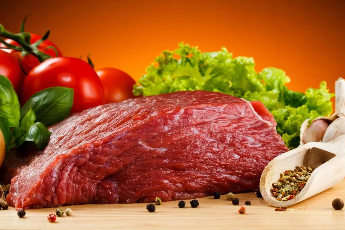 Carne nutritiva con un alto contenido en vitaminas