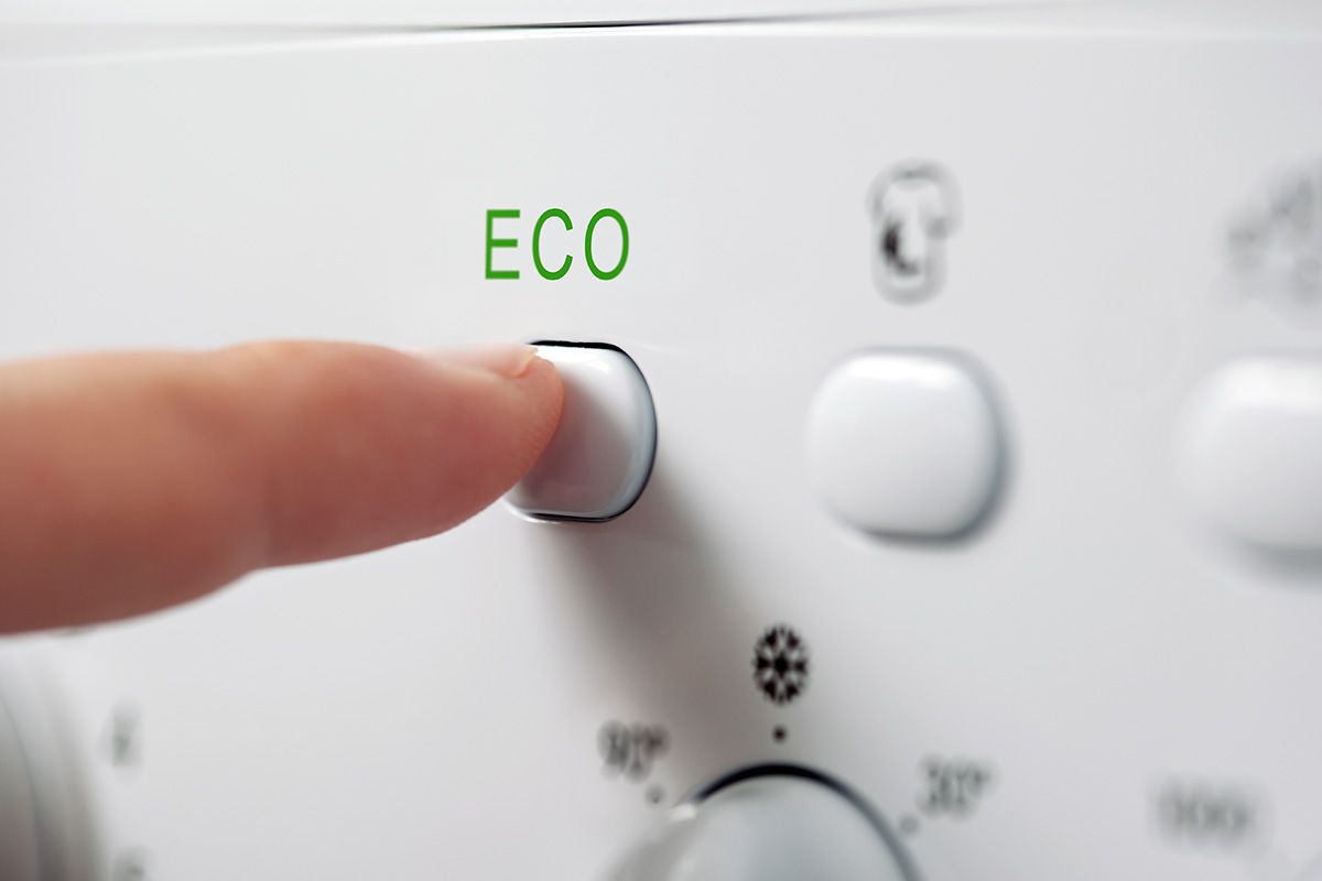 modo ecológico en la lavadora