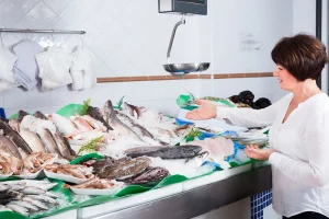 Elige pescado congelado