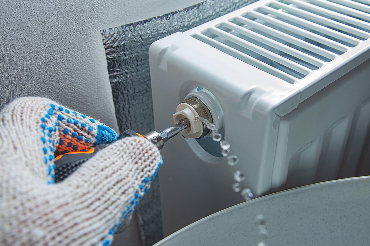 desinfla el radiador